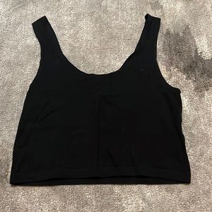 VS Black Crop Top Sz M